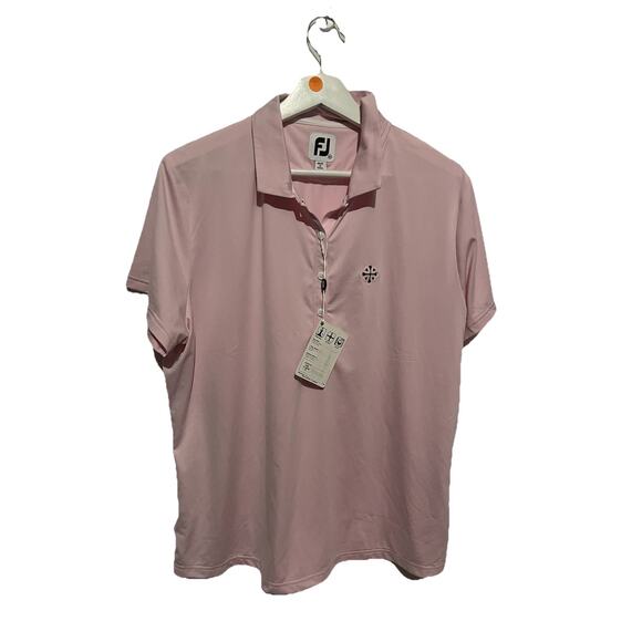 Footjoy Golf Shirt Pink Xl New With Tags Has Logo On Front - Picture 1 of 7